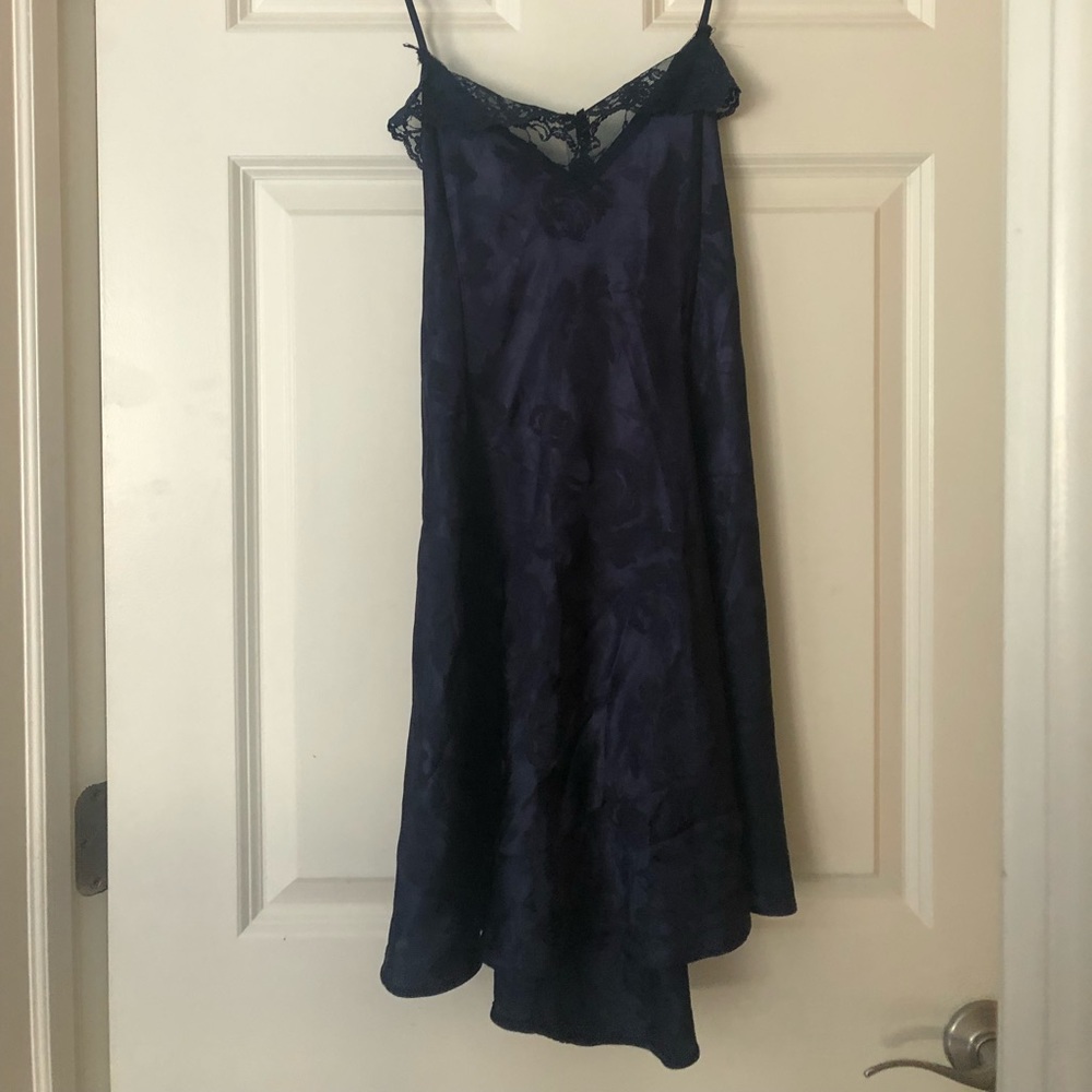 Blue Floral Slip Dress